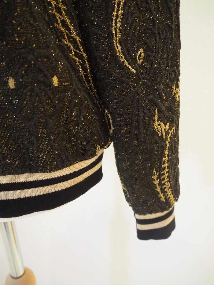 H&M Black Sparkle  Bug Sweater XS