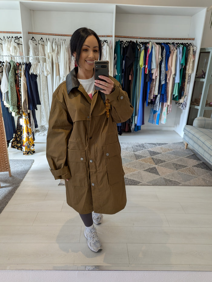 H&M Brown Coat L