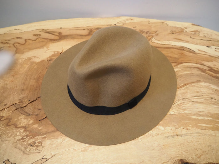 H&M Camel Fedora with black trim