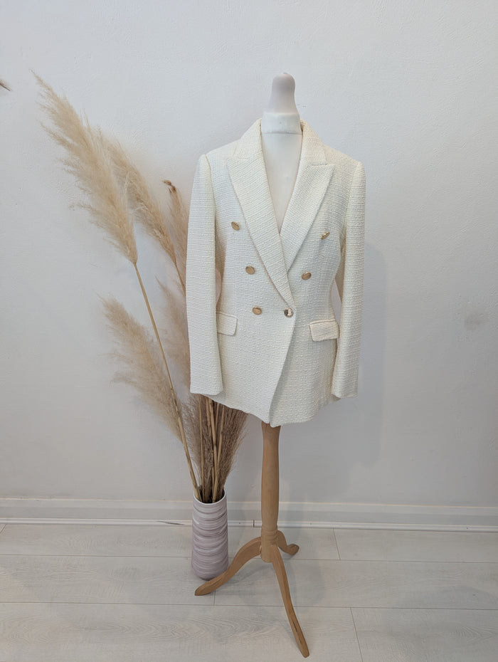 H&M Cream Blazer 10 NWT