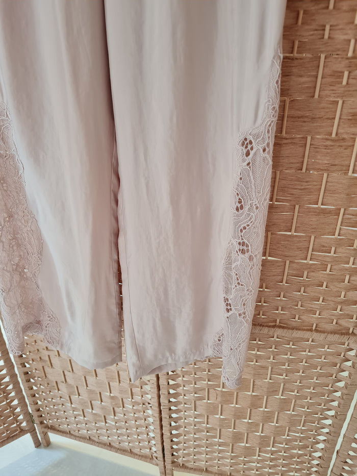 H&M Cream lace trousers 14 RRP £24.99