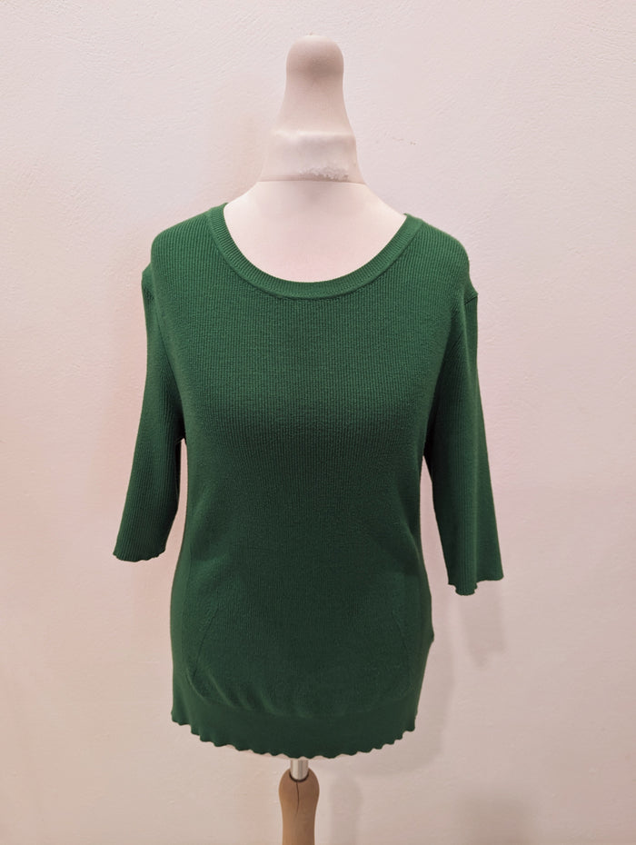 Hobbs Green Knitted top M