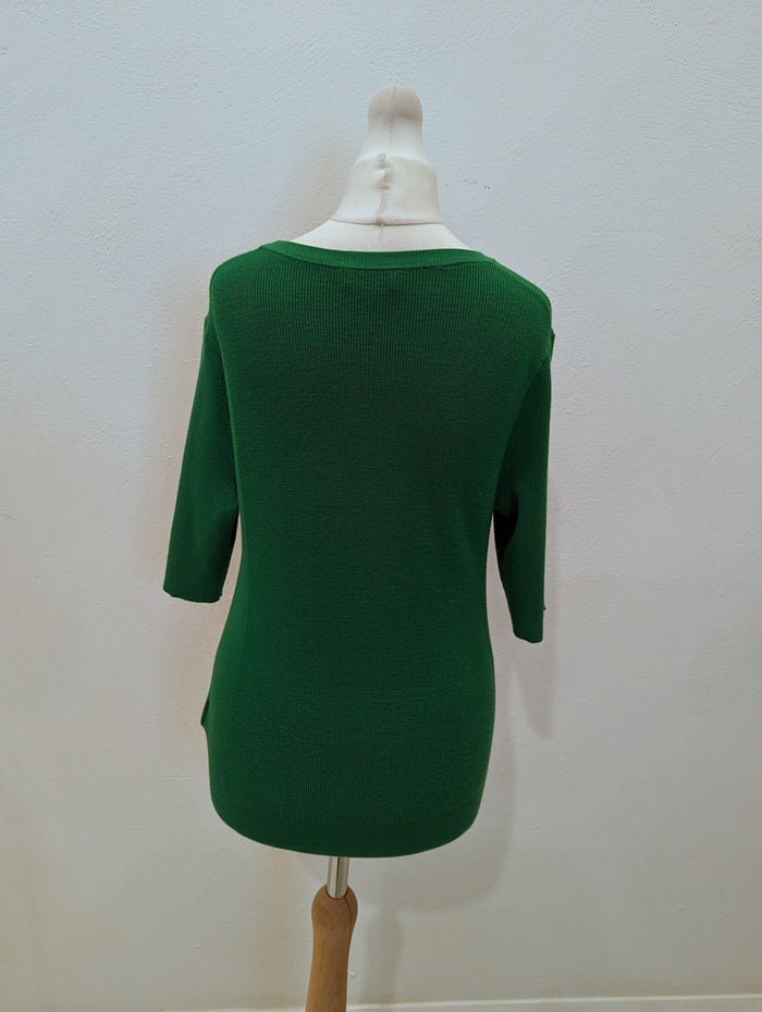 Hobbs Green Knitted top M