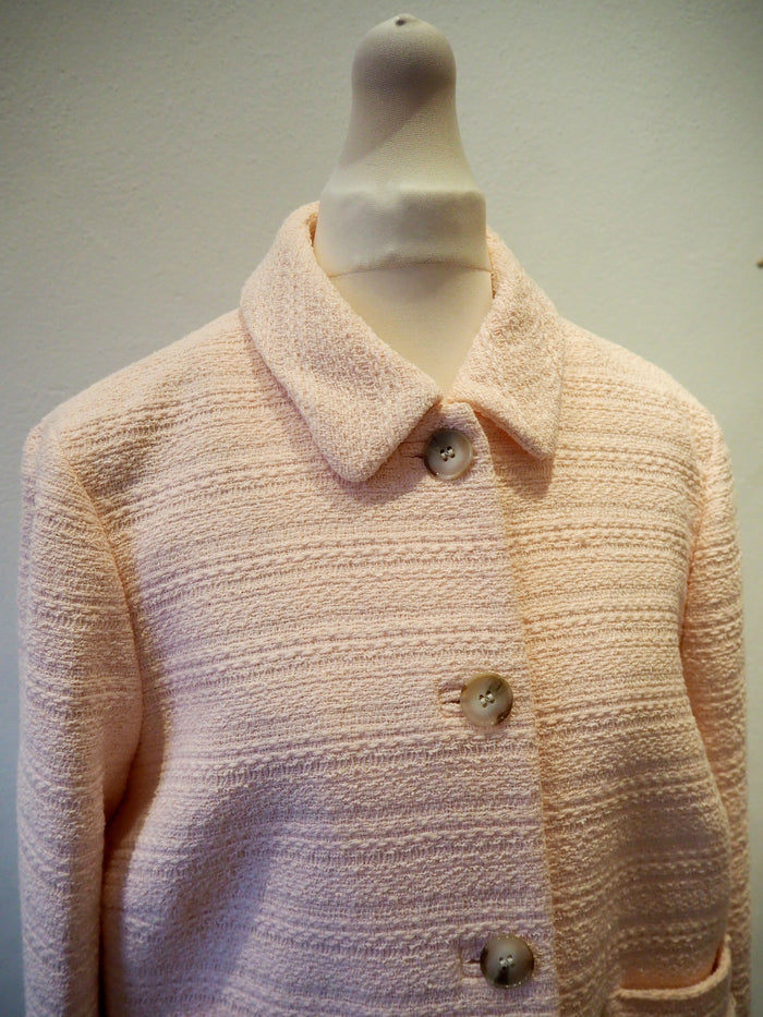 Hobbs Pink Cropped Jacket 12 New RRP £179