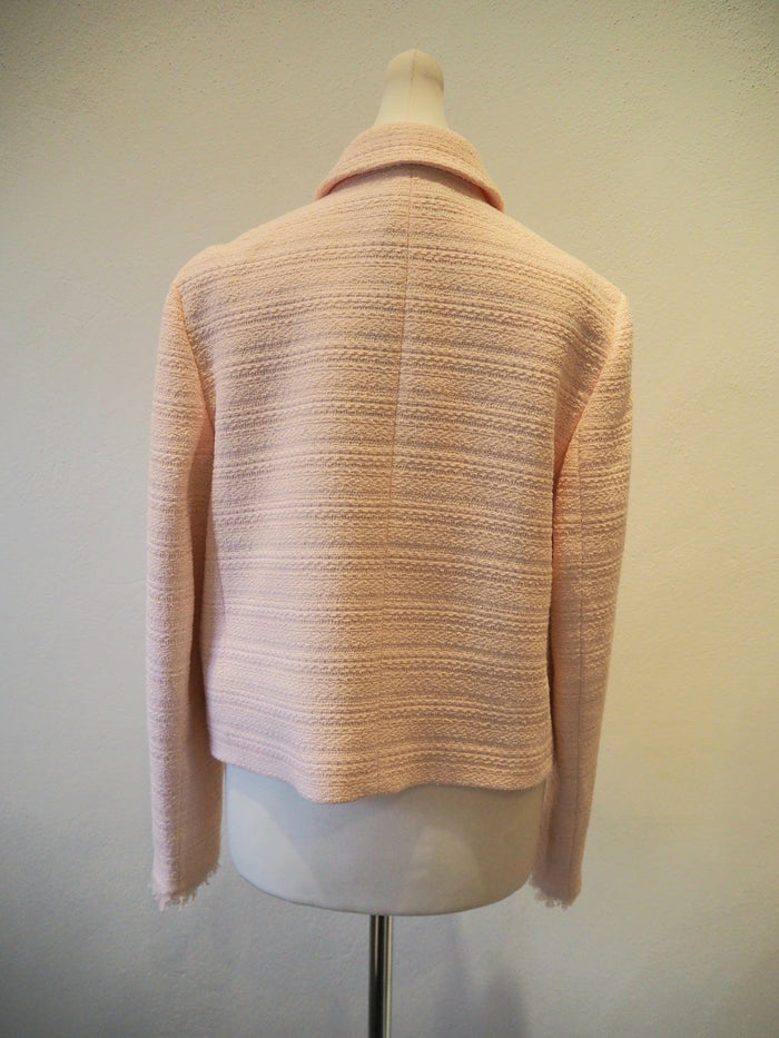 Hobbs Pink Cropped Jacket 12 New RRP £179