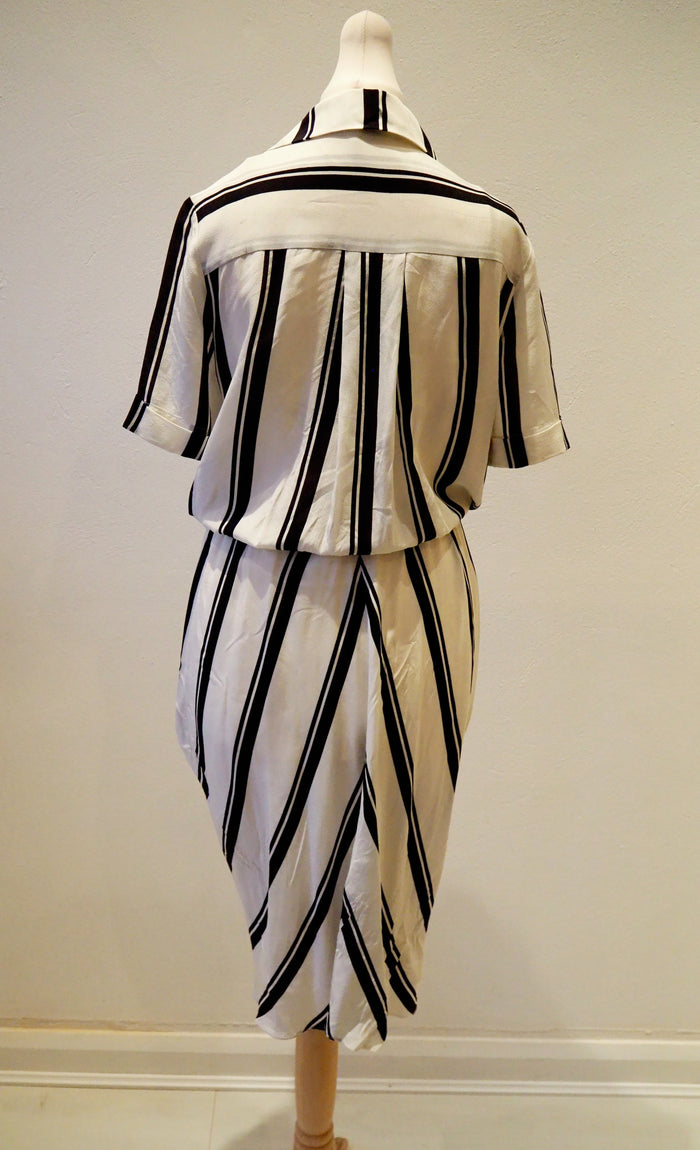 Hobbs  Stripe shirt dress Size 8