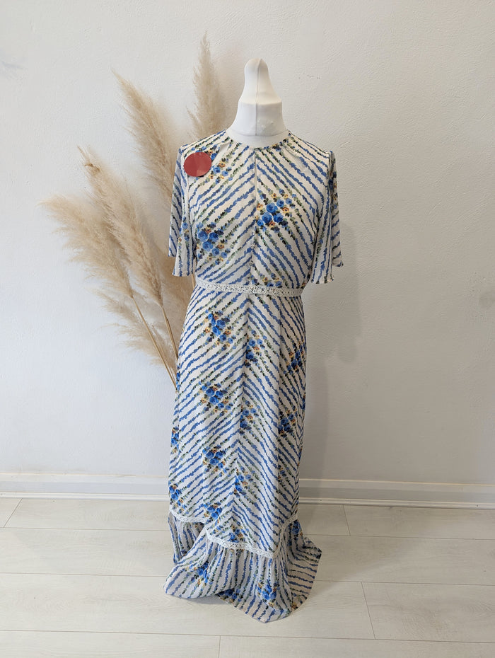 Hope & Ivy Cream Floral Maxi 14 NWT