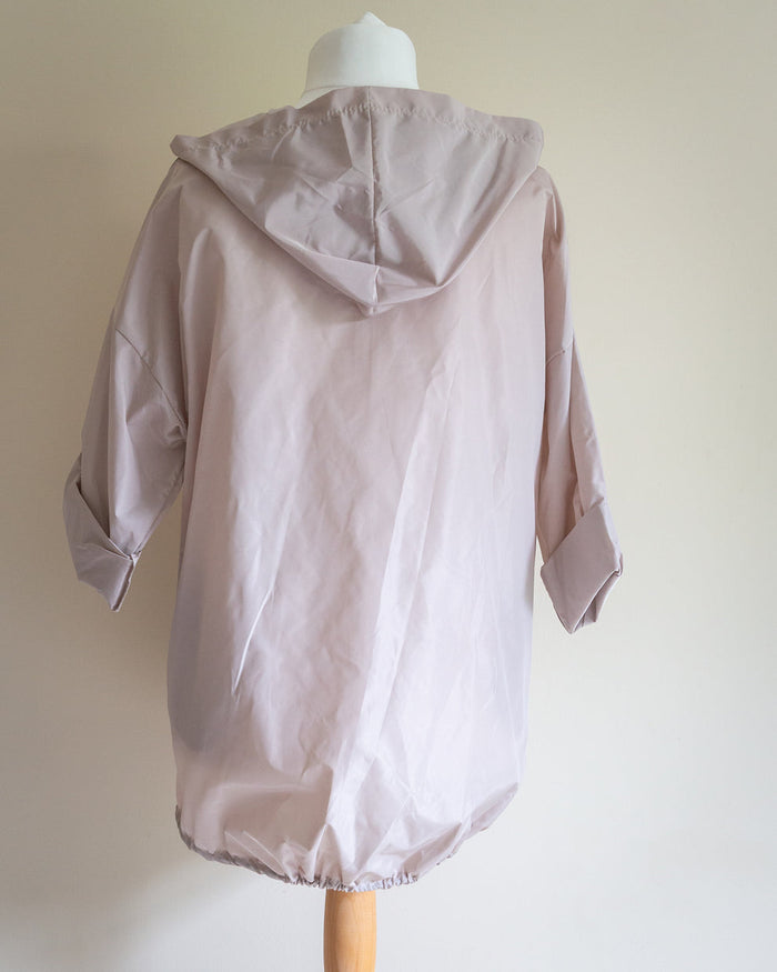 Hope light weight rain jacket in cream