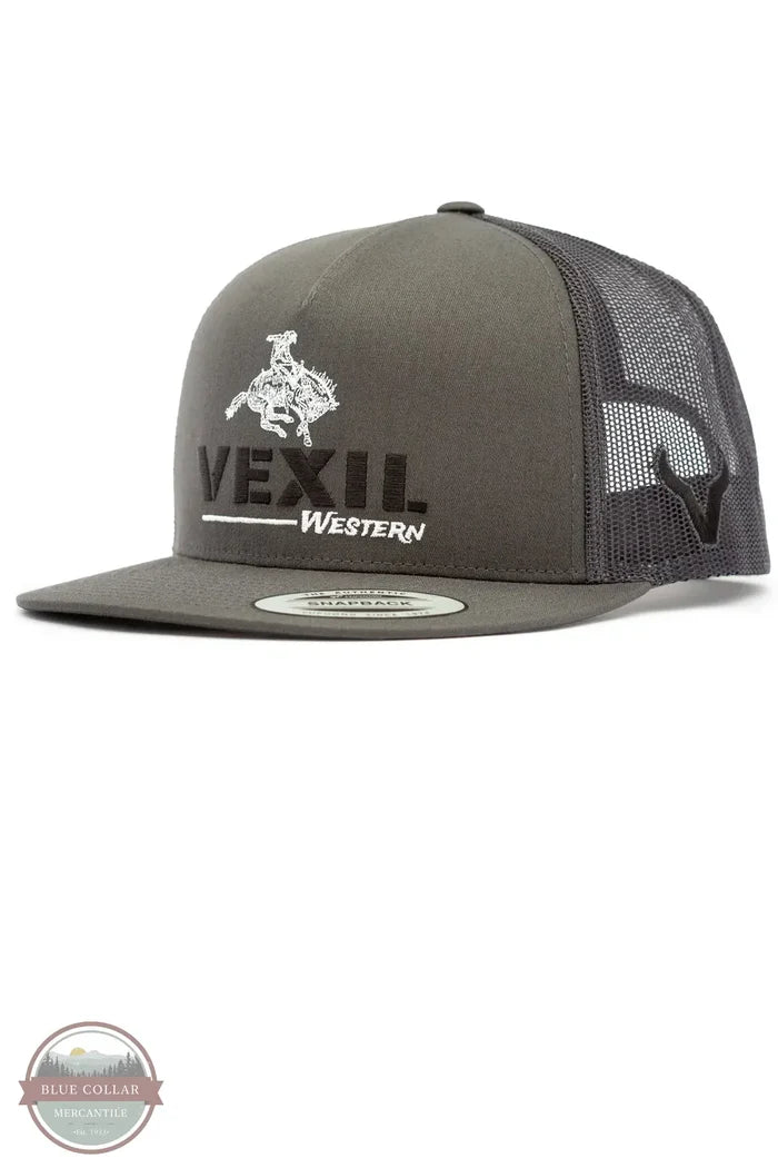 exil Western - Bronc - Charcoal/Charcoal Mesh Baseball Cap main view