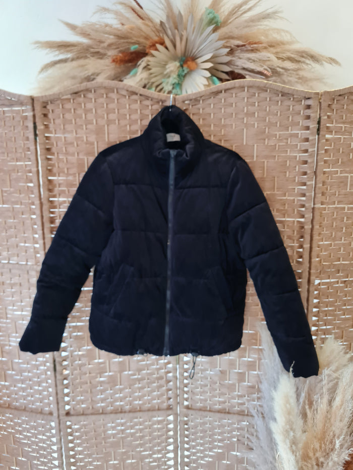 Hush Black Velvet Bomber 10