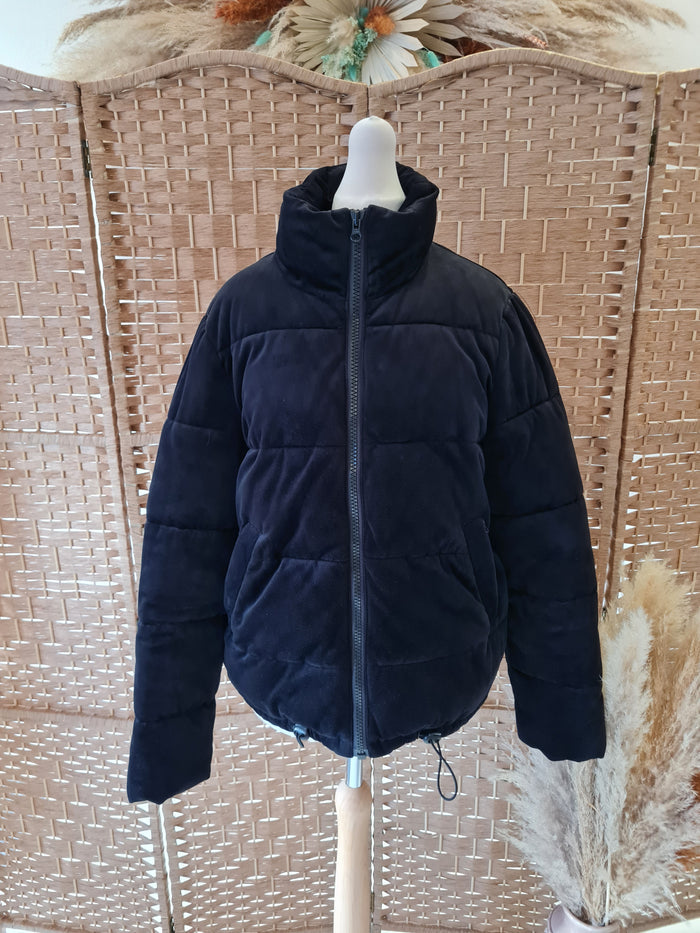 Hush Black Velvet Bomber 10