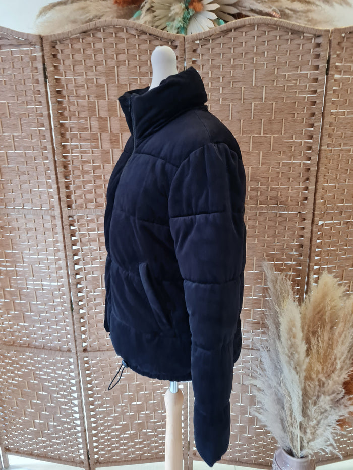 Hush Black Velvet Bomber 10