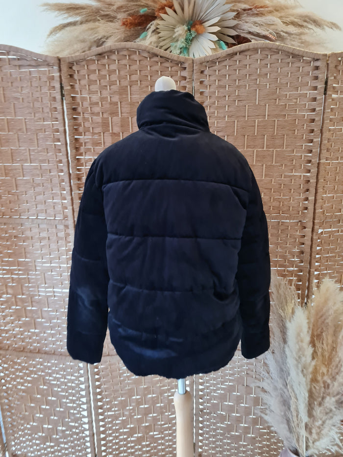 Hush Black Velvet Bomber 10