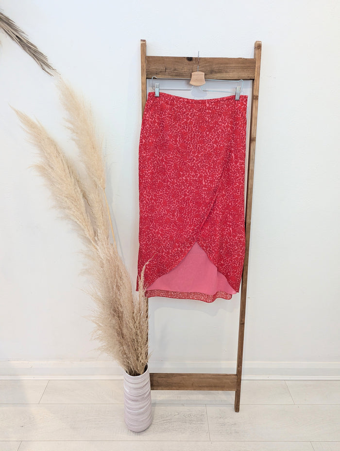 Hush Pink Wrap Skirt 12