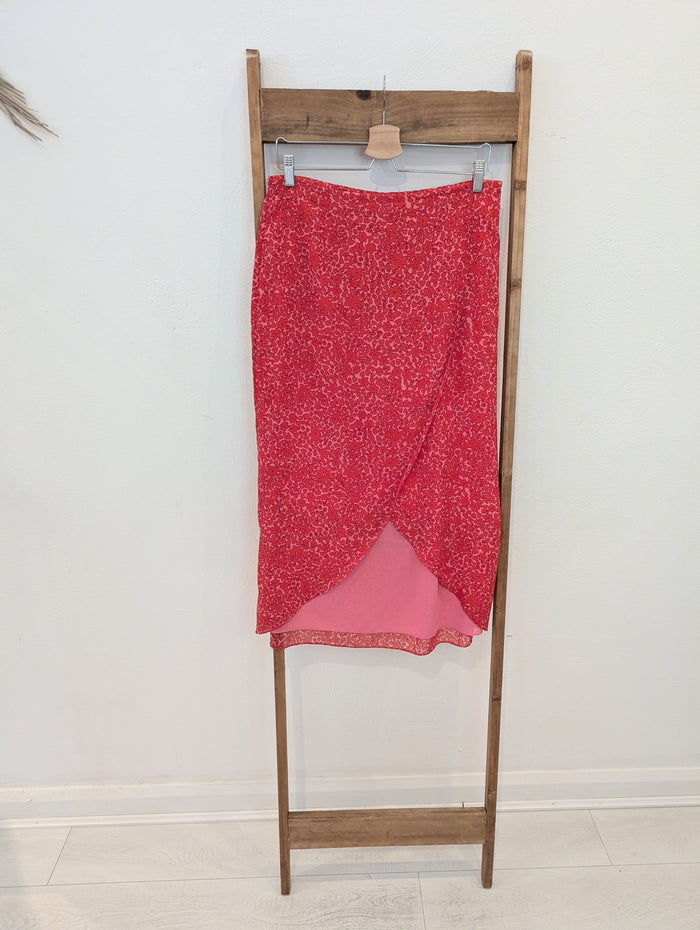 Hush Pink Wrap Skirt 12