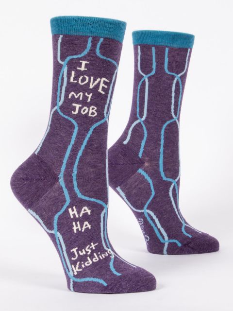 I Love My Job W-Crew Socks