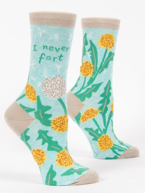 I Never Fart W-Crew Socks BLUEQ