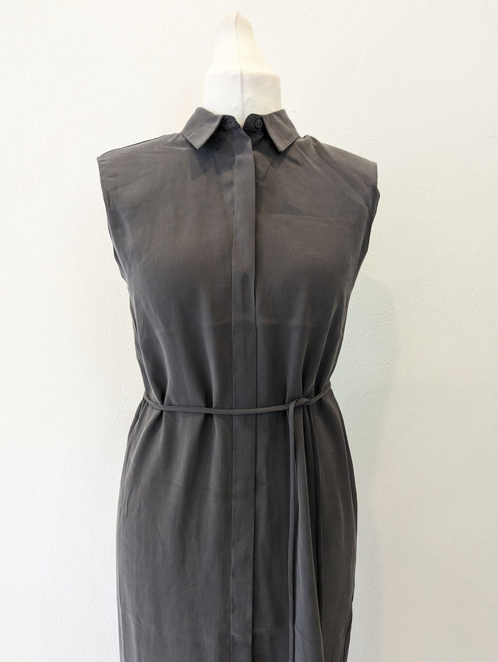 Ichi grey sleeveless dress 8/10