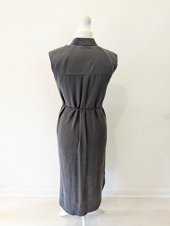 Ichi grey sleeveless dress 8/10
