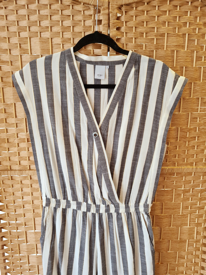 Ichi Stripe Jumpsuit 10/12