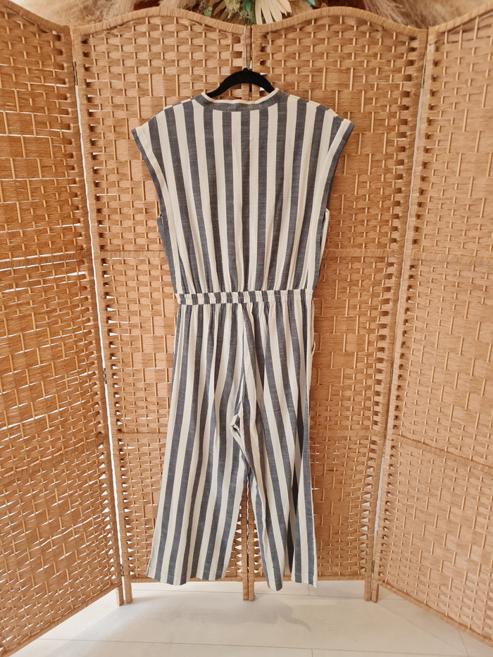 Ichi Stripe Jumpsuit 10/12