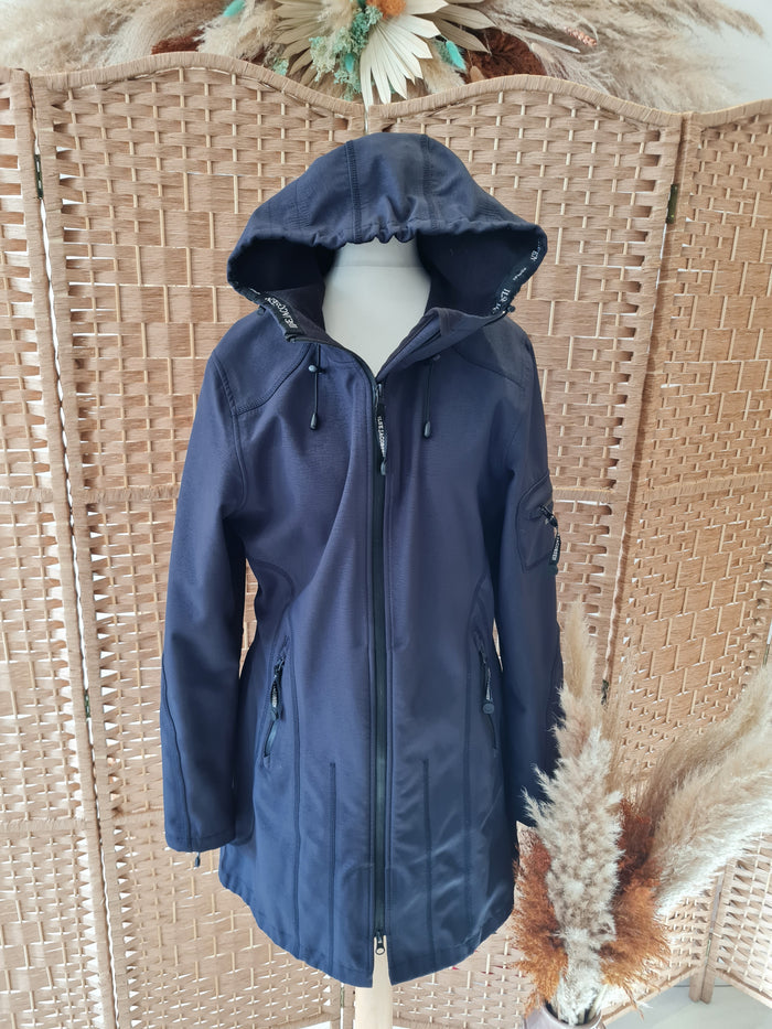 Ilse Jacobsen navy raincoat 8