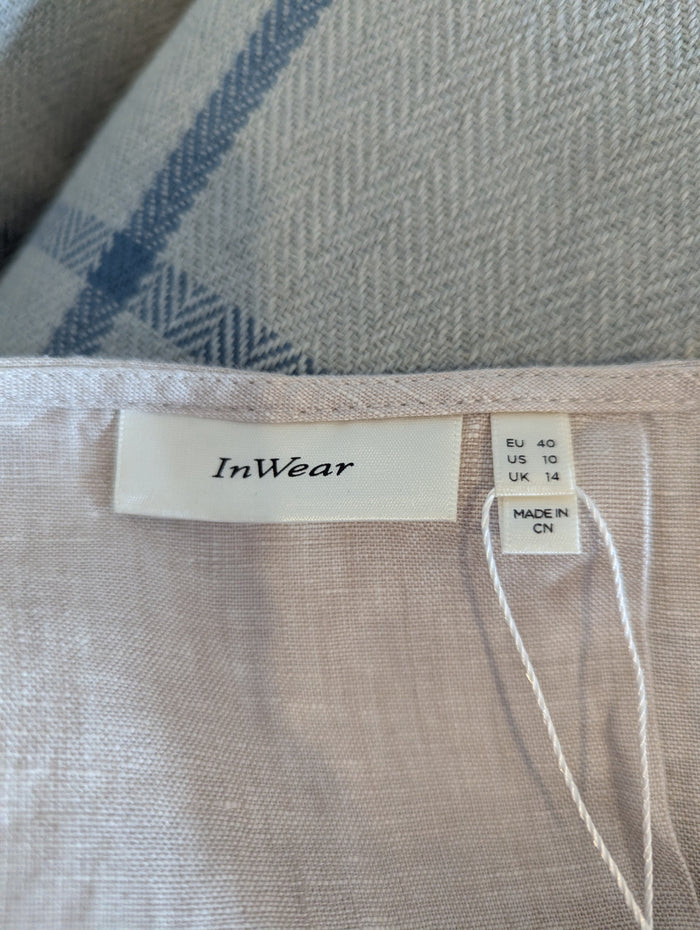 InWear Beige Linen Blouse 14