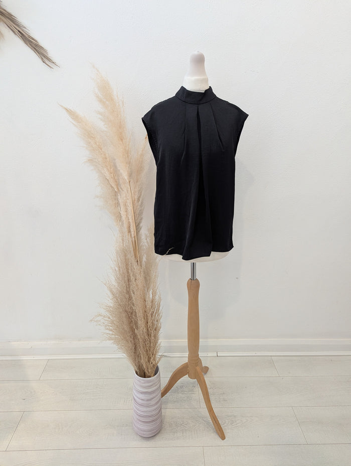 InWear Black High Neck Top NWT £50