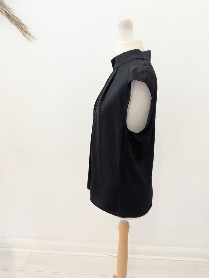InWear Black High Neck Top NWT £50