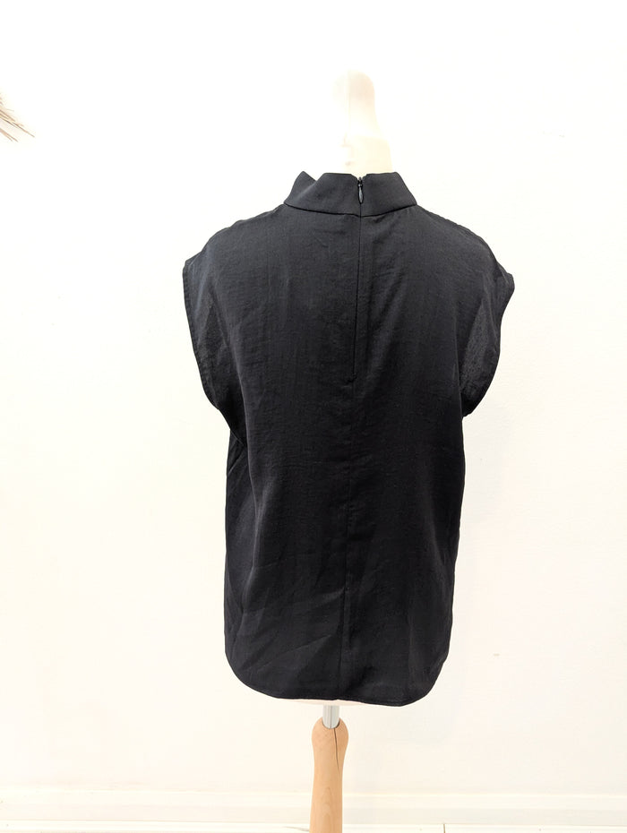 InWear Black High Neck Top NWT £50