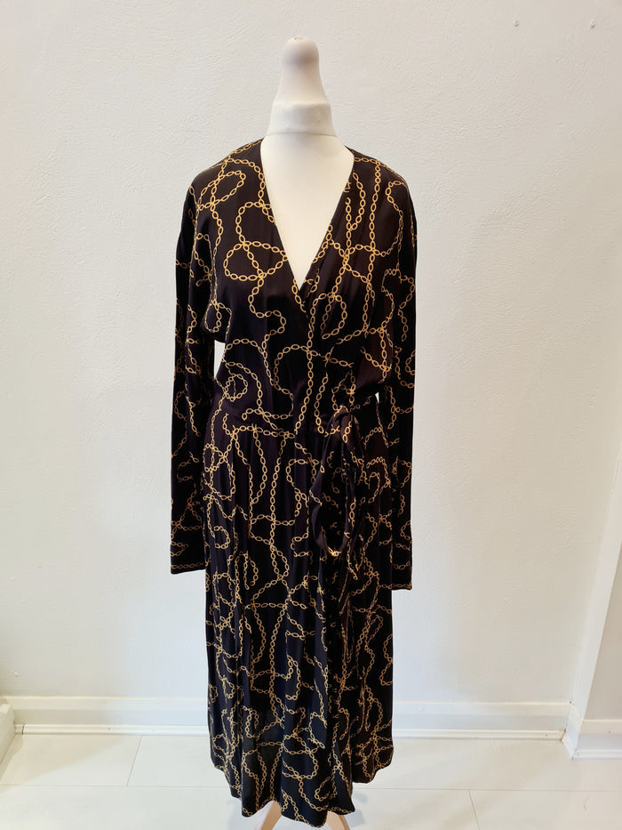 Inwear Chain Wrap Dress Size 12