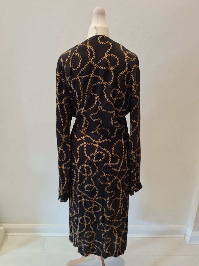 Inwear Chain Wrap Dress Size 12