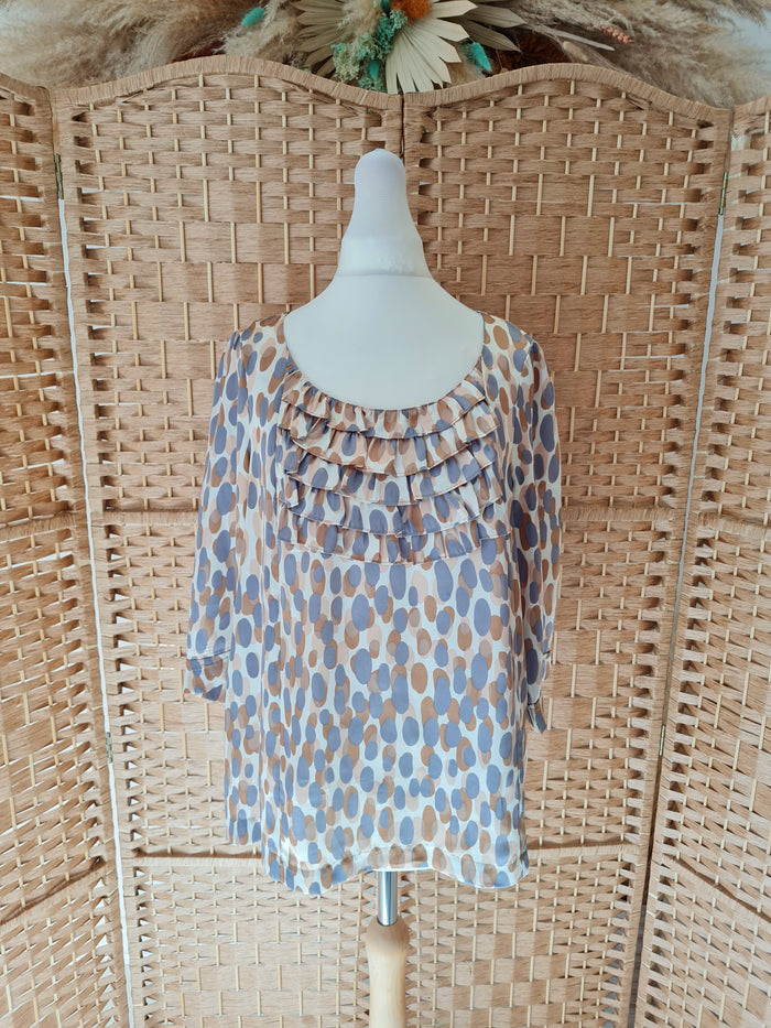 Inwear cream print top 10