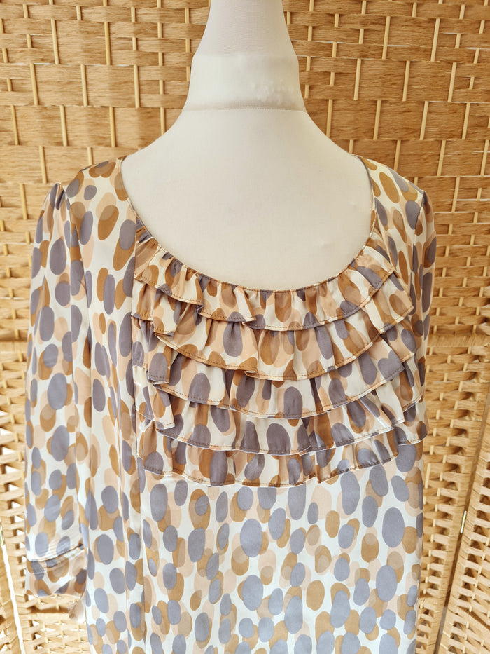 Inwear cream print top 10