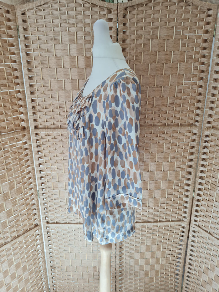 Inwear cream print top 10