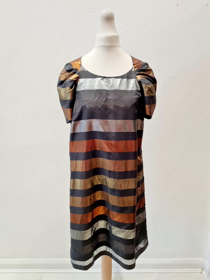 InWear Metallic Stripe Dress 10
