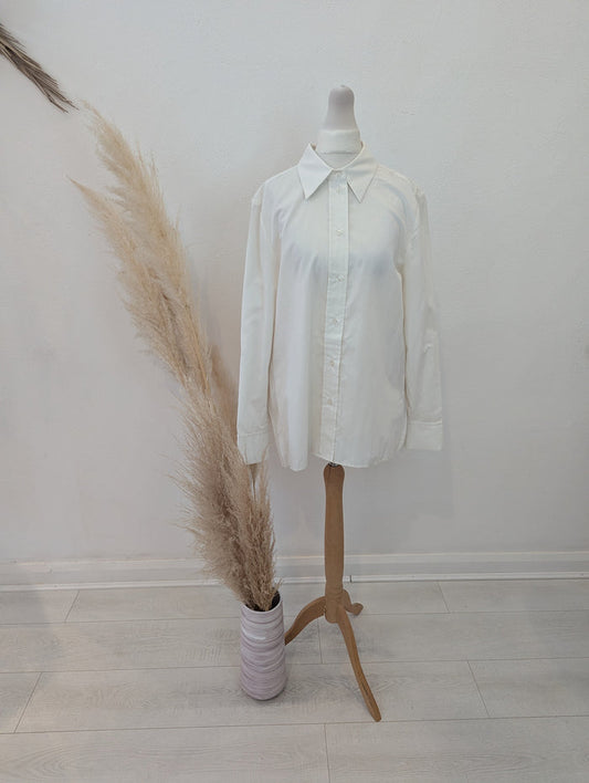 InWear Off White Pleat Shirt NWT £90