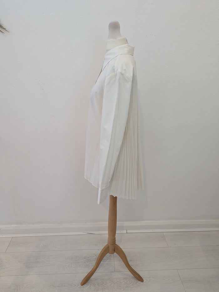 InWear Off White Pleat Shirt NWT £90