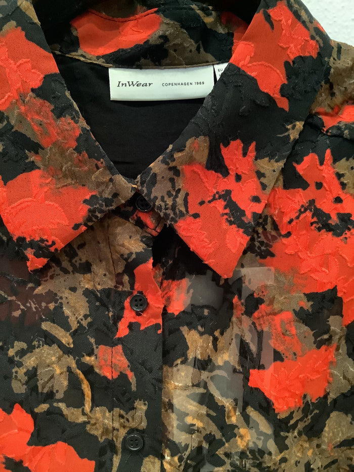 InWear Poppy sheer blouse