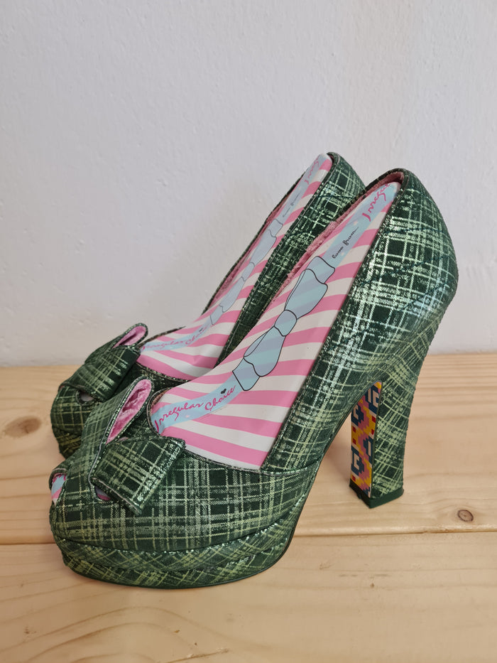 Irregular Choice Green Platforms 5