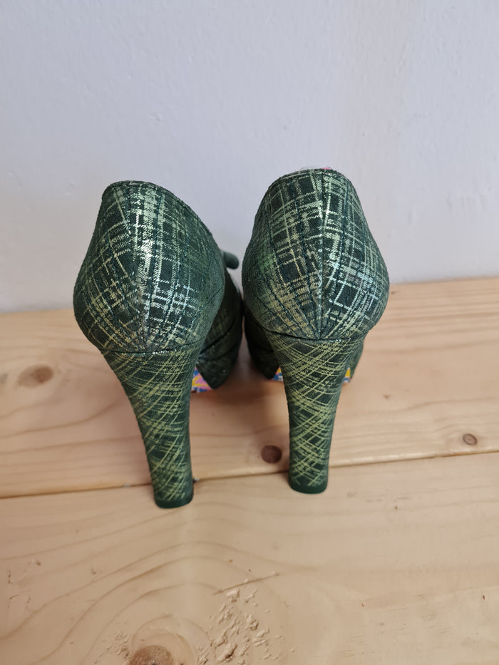 Irregular Choice Green Platforms 5