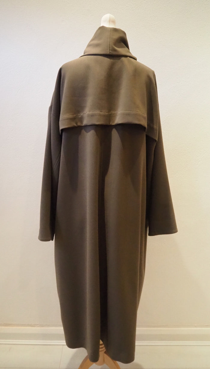 Isabel De Pedro Khaki Coat Size 16