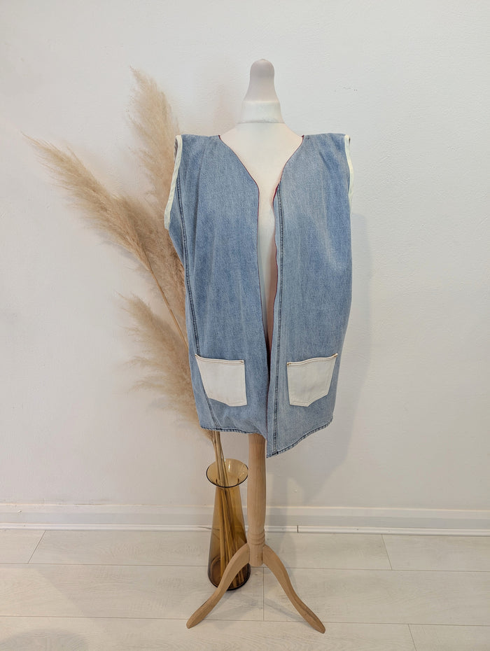 Izabella Designs Denim Gilet