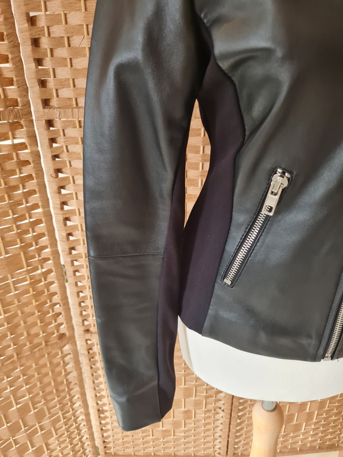 Jaeger Black Leather Jacket 8