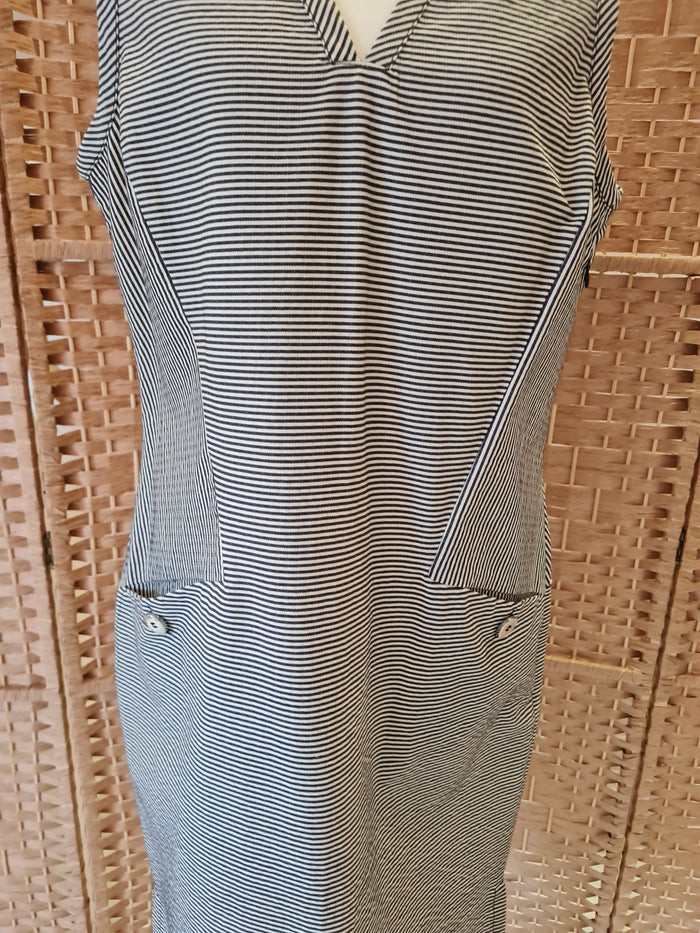 Jaeger striped sleeveless dress 12