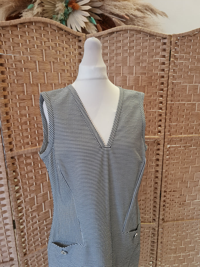 Jaeger striped sleeveless dress 12
