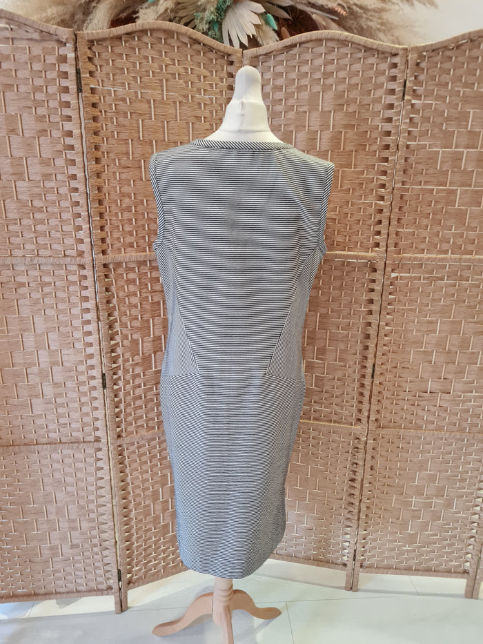 Jaeger striped sleeveless dress 12