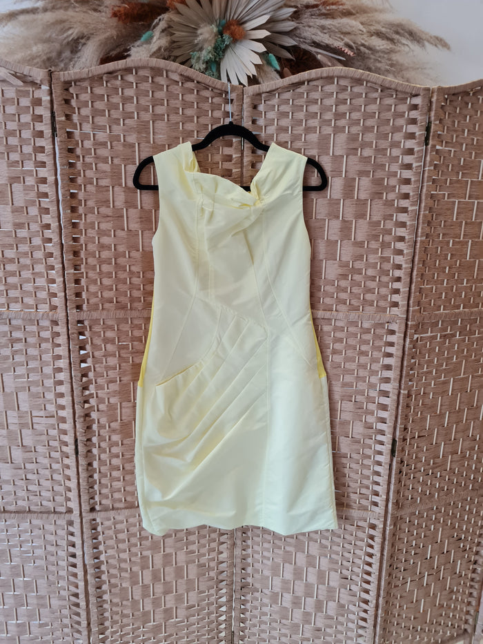 James Lakeland Yellow structured dress M