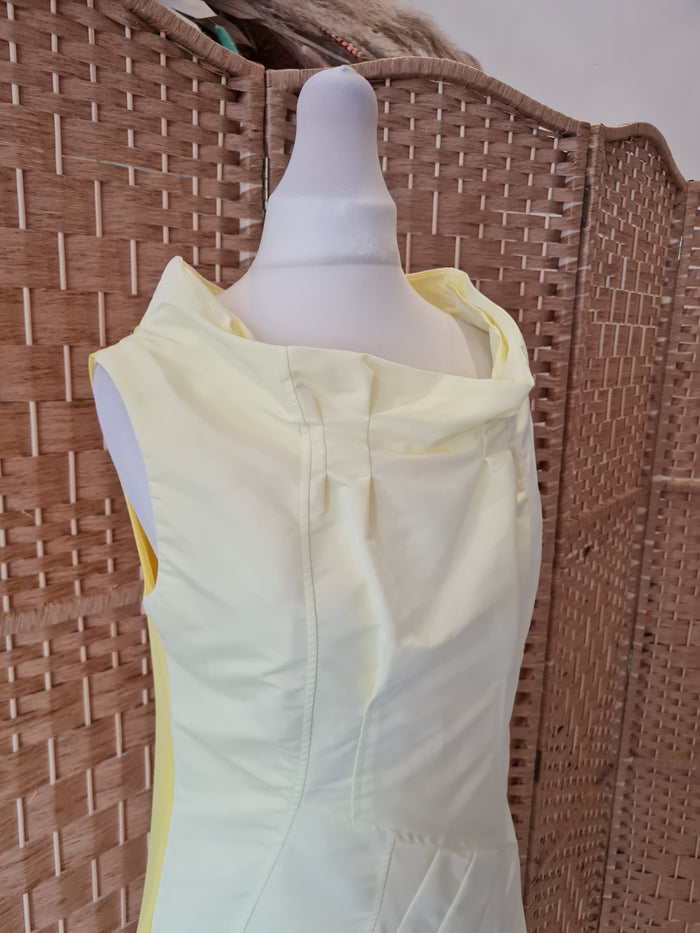 James Lakeland Yellow structured dress M