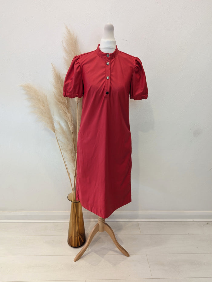 Jane Lushka Red Pleather Dress  S
